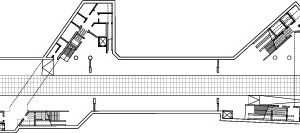  Bahnsteigebene M 1 : 750 