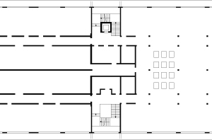  Decke über 1. Obergeschoss, M 1 : 1 000 