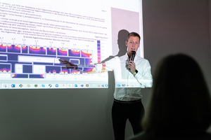  Lars Krauß hält an Hochschulen und bei Netzwerkveranstaltungen Vorträge über die Greengineers und seine Vision 