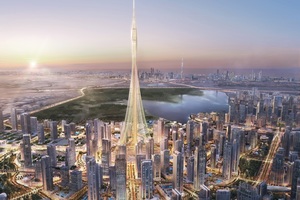  Für den „Dubai Creek Tower“, der höchste Aussichtsturm der Welt, arbeitete Bodo Schröder zusammen mit Santiago Calatrava 