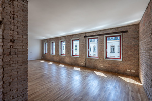  Das „Brickloft“ im 4. und 5. Obergeschoss bietet viel Platz für moderne Wohnbedürfnisse 