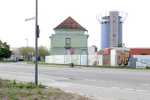  Prominentes IBA-Heidelberg-Projekt, der Energie- und Zukunftsspeicher, hier noch vor der Einhüllung (LAVA Laboratory for Visionary Architecture, Berlin)  