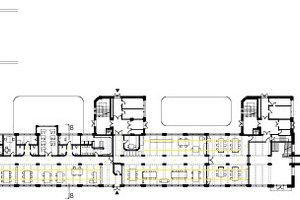  Grundriss, M 1 : 750 