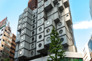  So nicht mehr anzuschauen: Der Nakagin Capsule Tower in Tokio wird derzeit abgebrochen 