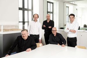  Auer Weber Architekten v.l.: Jörn Scholz, Achim Söding, Moritz Auer, Stephan Suxdorf, Phillip Auerwww.auer-weber.de 