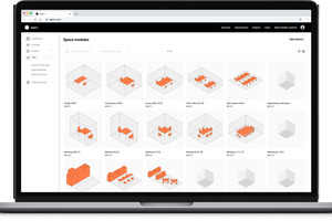  Eine Vielzahl von unterschiedlichen Raummodulen erleichtert die Anpassung des Raumangebots an den tatsächlichen Bedarf 