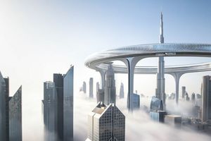  Um das höchste Haus der Welt einen Ring machen: der „Downtown Circle“ in Dubai 