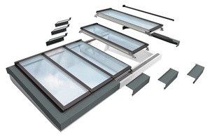  Das modulare System: Die vorgefertigten VELUX Modular Skylights bieten zahlreiche Vorteile bei Entwurf, Spezifikation, Einbau und Betrieb von Glasdach-Lösungen. Sie wurden von Architekten für Architekten entworfen. 