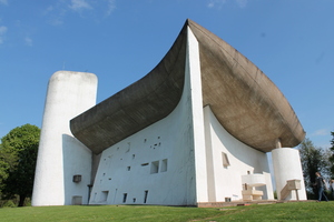  The massive consumption of materials and energy associated with many iconic buildings in modern architectural history, such as Le Corbusier's chapel Notre Dame du Haut in Ronchamp, is often overlooked 