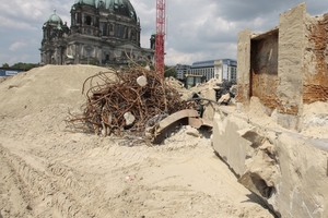  Aushubvolumen Sand? Gigantisch. Aber Abfall 