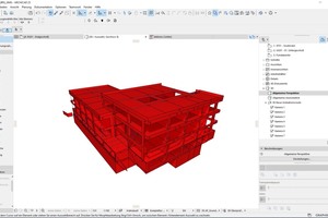  Analysemodell nach Anwendung der automatisierten Ausrichtung mit Archicad  