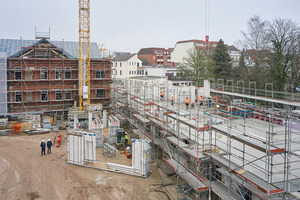  Die Neubauten werden in Massivbauweise mit Kalksandsteinen von KS-Original errichtet. 