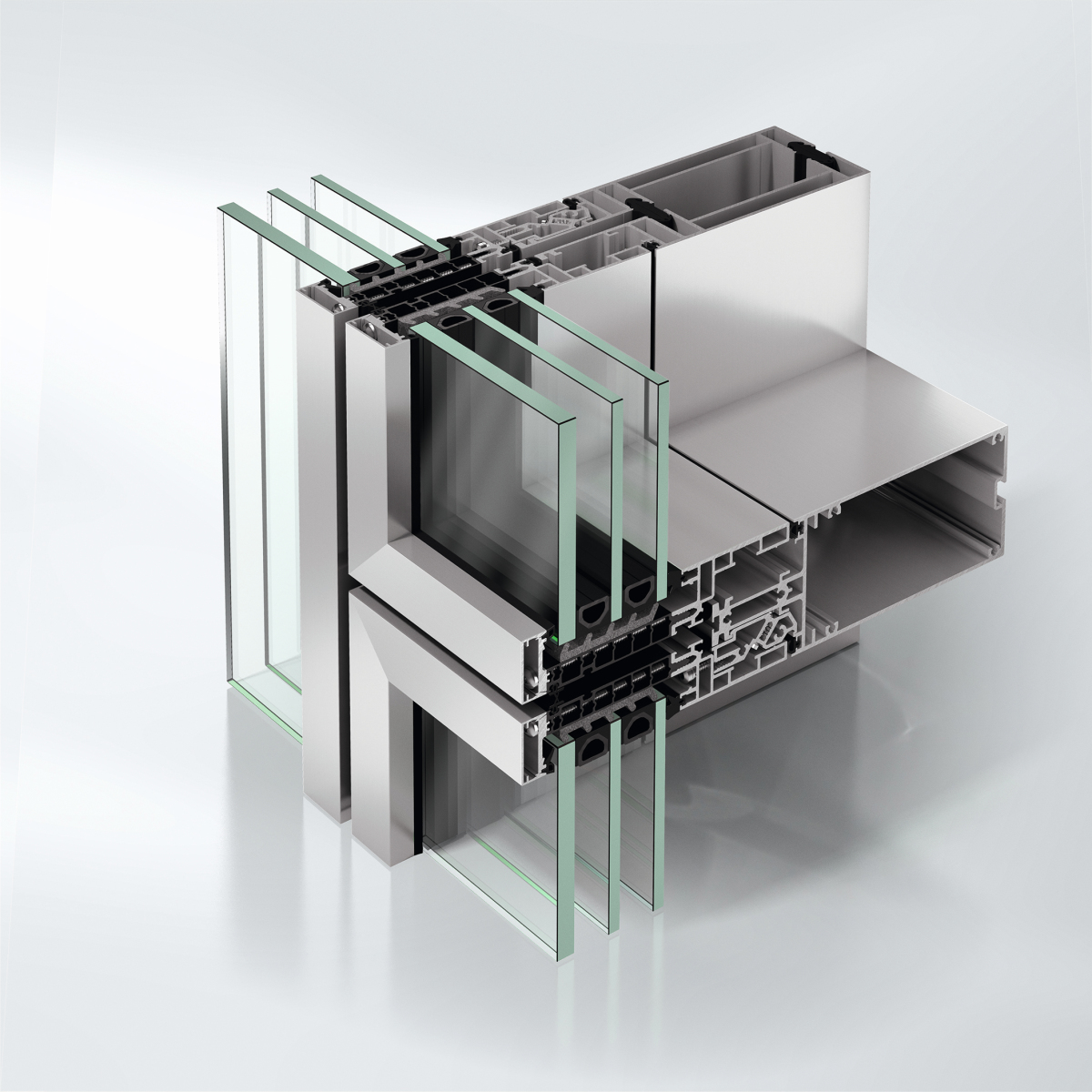 Schüco Fassadensystem UDC 80