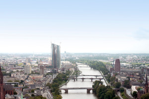  Blick über den Fluss (Main), allerdings nach Osten: Hier ist es schon grüner! 