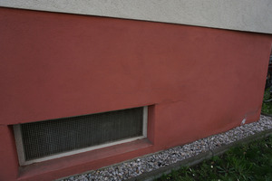  Bild 4: Fassadendämmung nicht ausreichend unterhalb des Erdgeschossbodens/der Kellerdecke ausgeführt 