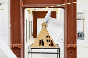  In zwei Projektseminaren entstanden insgesamt neun Modelle im Maßstab  1 : 10, die in der Ausstellung im DAM ausgestellt sind 