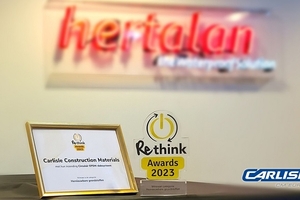 Das zirkuläre HERTALAN® Abdichtungssystem wurde mit dem niederländischen Nachhaltigkeitspreis „Rethink Awards 2023“ ausgezeichnet  