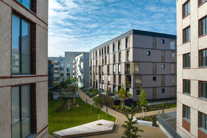  In Mannheim ist auf dem ehemaligen Kasernengelände ein neues Quartier mit besonderer Tragweite entstanden: Das Gebäude Flairwood wurde in Holz­hybridbauweise erstellt und überzeugt im Interieur mit hochwertigen Produkten von TECE 