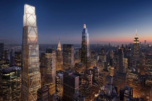  150 m höher als sein Vorgänger: der neue Turm in Mid Manhattan (hier links mit Blick nach Süden) 