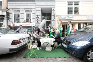  Parkplatzfantasien gab es doch schon mal: im Rahmen des Baukulturkonvents 2012 in Hamburg 
