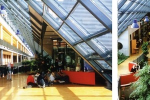 Schule als Lebensraum. 5. Gesamtschule Wuppertal-Barmen, Eingangs- und Pausenhalle (Arch.: Parade Architekten GmbH, Düsseldorf)<br /> 