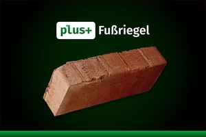  Nachhaltiger Klinker aus der Ziegelei Hebrok: rufus plus+ Fußriegel. 