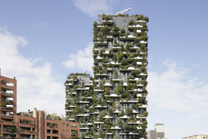  Aufgesetzt? Standen 2014/2019 für nachhaltiges Bauen: Bosco Verticale, Mailand (Boeri Studio) und ... 