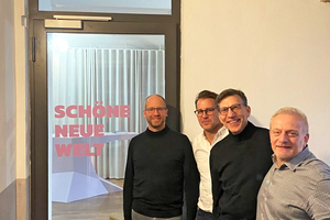  v. l.: Florian Scheible, Jan Mittelstädt, Jan R. Krause und Michael Schuster  