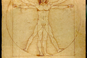  “homo vitruvianus“. Leonardo Da Vinci, ca. 1490 