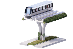  Wo es sich anbietet, können auch Fahrbahnbegrünungen einen positiven Effekt für das Mikroklima des Stadtraums leisten 