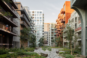  Durchlässiges Stadtgewebe: Die offenen Blöcke laden zum Erkunden des Quartiers ein und verbinden die Nachbarschaften 