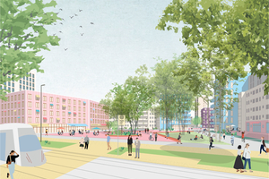  Perspektive auf den Markus-Zeller-Platz 