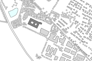  Lageplan, M 1 : 15 000 