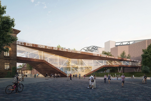  2. Preis, wird realisiert: das neue Eingangsgebäude von querkraft, Wien/AT 