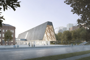  1. Preis, wird nicht gebaut: der Entwurf von Innauer Matt Architekten, Bezau/AT 