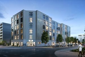 Noch im Genehmigungsprozess: Aktuell wird mit der Inbetriebnahme des Garner Hotel Hamburg East in der Usedomstraße im ersten Quartal 2028 gerechnet