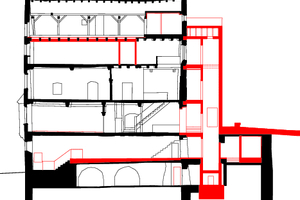  Schnitt, M 1 : 400 