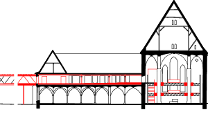  Längsschnitt, M 1 : 1 250 