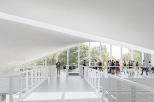  Bestandsschutz Nutzbarkeit: Mit neuen Einbauten hat die lange Zeit vernachlässigte Hyparschale von Ulrich Müther in Magdeburg eine neue Zukunft gewonnen 