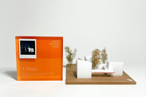  Der diesjährige Dachwelten-Wettbewerb wurde von vier Studierenden der THWS gewonnen. Ihr Stegreifentwurf zur Umnutzung einer Tankstelle überzeugte die Jury 