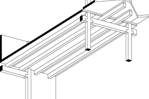  Axonometrie Tragstruktur, o. M. 