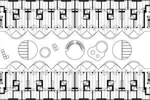  Grundriss 3./5. OG, M 1 : 750 