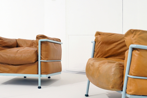  Ein Traum von Sessel, hier in der Prototypen­variante: „Fauteuil grand comfort, grand modèle“ 