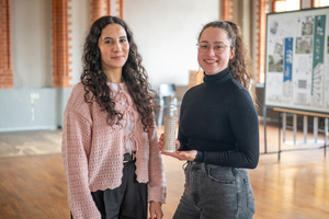  Fatme Mraiache und Amelie Wenzel gaben dem Telemoritz in ihrem Entwurf eine schlanke Hülle, um den Turmcharakter beizubehalten 