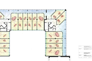  Wärmeschema: Durch die Gliederung der Wohneinheiten in unterschiedliche Temperaturzonen lässt sich die Energieeffizienz des Bestands ohne kostenintensive Fassadeneingriffe steigern 