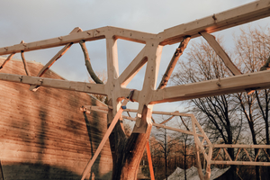  AA Design &amp; Make: krumme Äste als diagonale Streben in Fachwerkträgern 