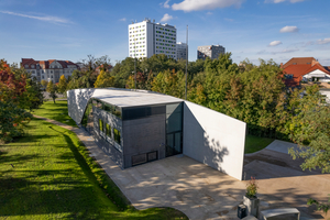  Von der Forschung in die Praxis:­ ­Carbonbetonhaus CUBE für praxisnahe Versuche und Präsentationen von ­Carbonbetonkomponten in Dresden 