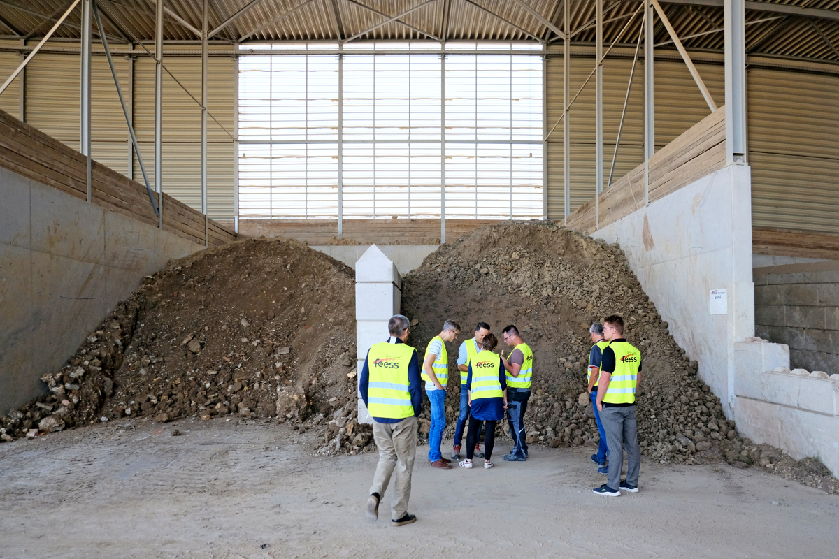 Abfallprodukt Beim Bau