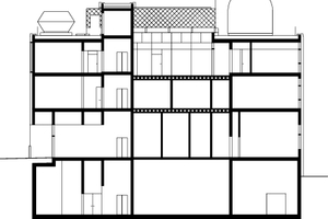 Querschnitt, M 1:500 