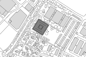  Lageplan, M 1 : 5 000 